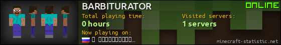 BARBITURATOR userbar 560x90