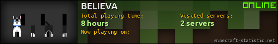 BELIEVA userbar 560x90