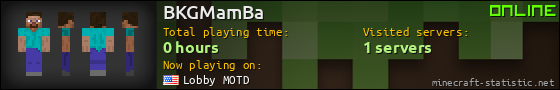 BKGMamBa userbar 560x90