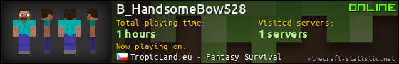 B_HandsomeBow528 userbar 560x90