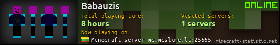 Babauzis userbar 560x90