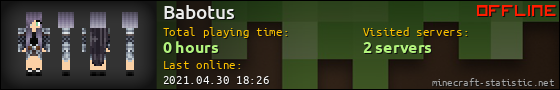 Babotus userbar 560x90