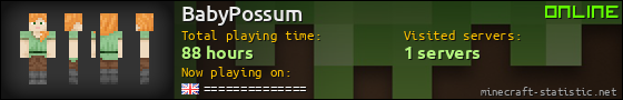 BabyPossum userbar 560x90