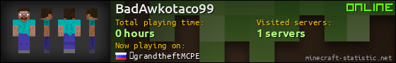 BadAwkotaco99 userbar 560x90