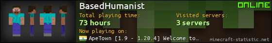 BasedHumanist userbar 560x90