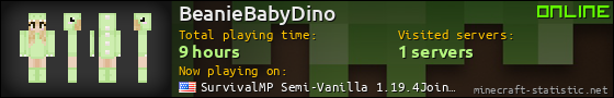 BeanieBabyDino userbar 560x90