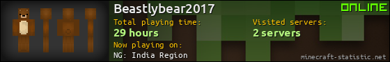 Beastlybear2017 userbar 560x90