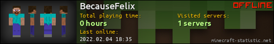 BecauseFelix userbar 560x90