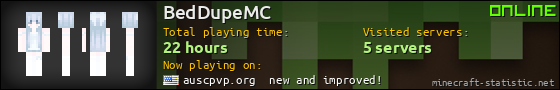 BedDupeMC userbar 560x90