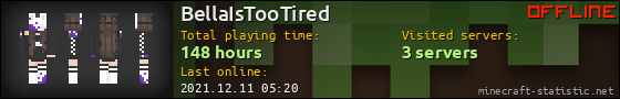 BellaIsTooTired userbar 560x90