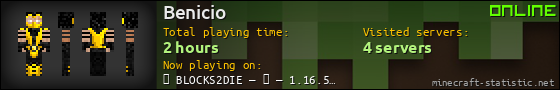 Benicio userbar 560x90