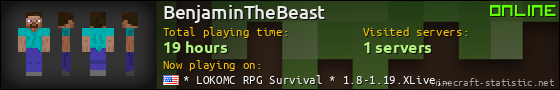 BenjaminTheBeast userbar 560x90