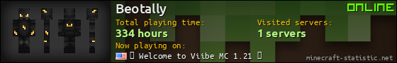 Beotally userbar 560x90