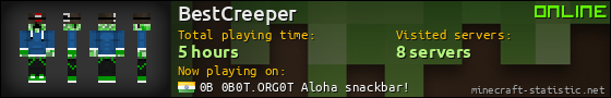 BestCreeper userbar 560x90