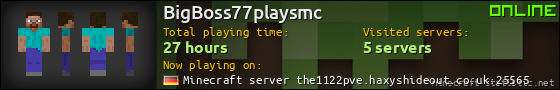 BigBoss77playsmc userbar 560x90