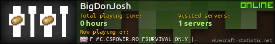 BigDonJosh userbar 560x90