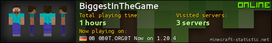 BiggestInTheGame userbar 560x90