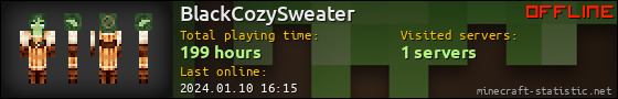 BlackCozySweater userbar 560x90