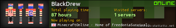 BlackDrew userbar 560x90