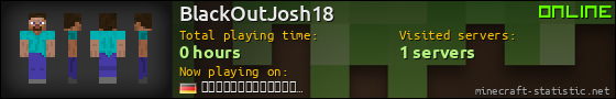 BlackOutJosh18 userbar 560x90