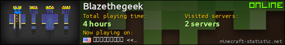 Blazethegeek userbar 560x90