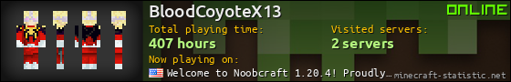 BloodCoyoteX13 userbar 560x90