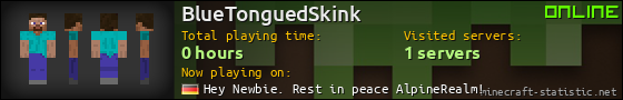 BlueTonguedSkink userbar 560x90