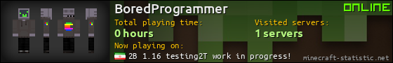 BoredProgrammer userbar 560x90