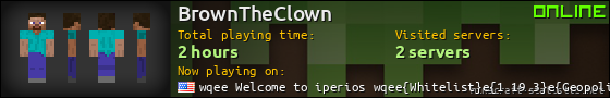 BrownTheClown userbar 560x90