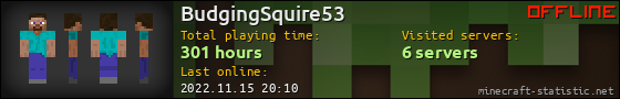 BudgingSquire53 userbar 560x90