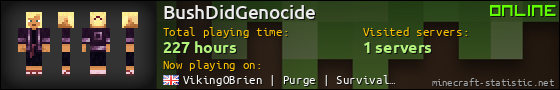 BushDidGenocide userbar 560x90