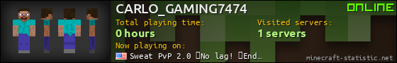 CARLO_GAMING7474 userbar 560x90