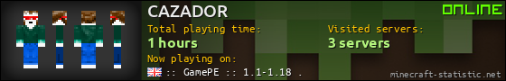 CAZADOR userbar 560x90