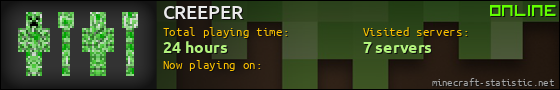 CREEPER userbar 560x90