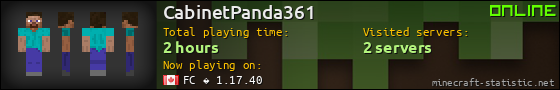 CabinetPanda361 userbar 560x90