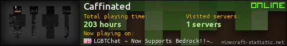 Caffinated userbar 560x90