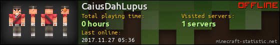 CaiusDahLupus userbar 560x90