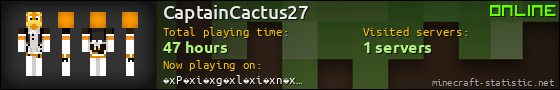 CaptainCactus27 userbar 560x90