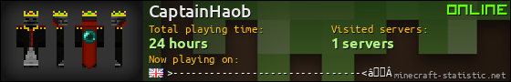 CaptainHaob userbar 560x90