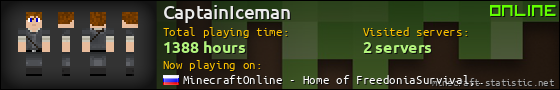 CaptainIceman userbar 560x90