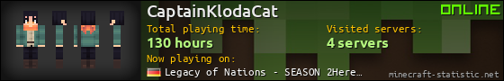 CaptainKlodaCat userbar 560x90