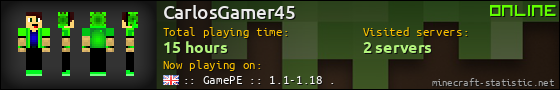 CarlosGamer45 userbar 560x90