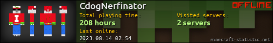 CdogNerfinator userbar 560x90