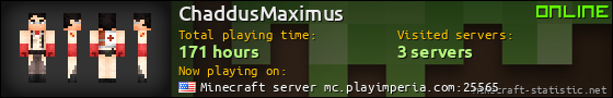 ChaddusMaximus userbar 560x90