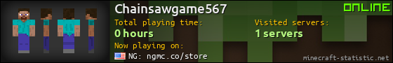 Chainsawgame567 userbar 560x90