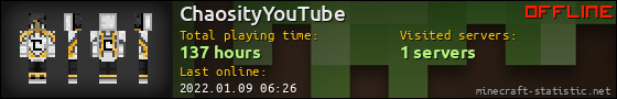 ChaosityYouTube userbar 560x90