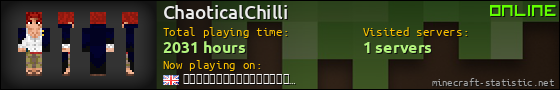 ChaoticalChilli userbar 560x90