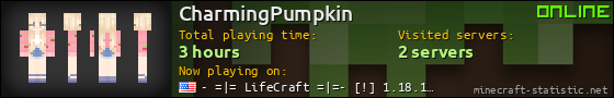 CharmingPumpkin userbar 560x90