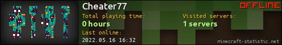 Cheater77 userbar 560x90
