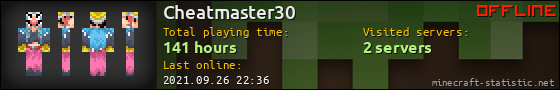 Cheatmaster30 userbar 560x90